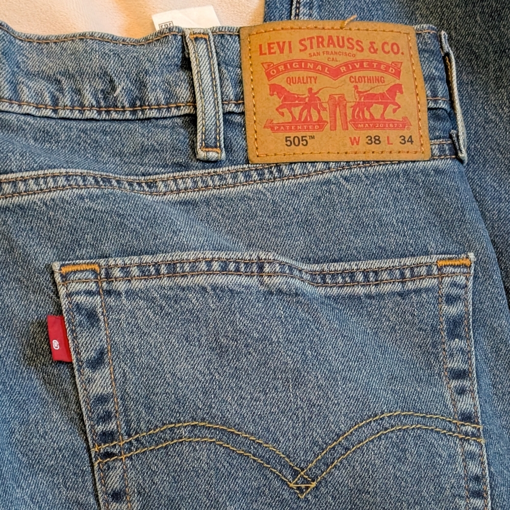 Levi's 505's 38 X 34 New With Tags - Picture 5 of 9